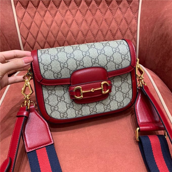TÚI Gucci Horsebit 1955 bag red Top Quality
