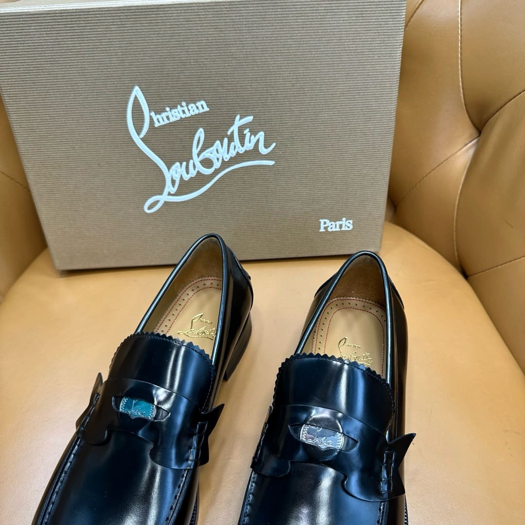 GIÀY CHRISTIAN LOUBOUTIN LOAFER HIGH TOP QUALITY SHOES AAA
