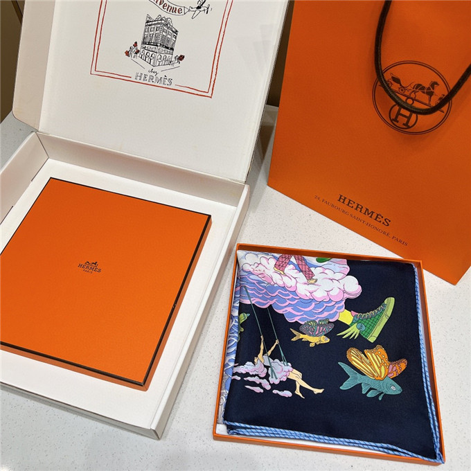 KHĂN Hermes Le Horse Silk scarf