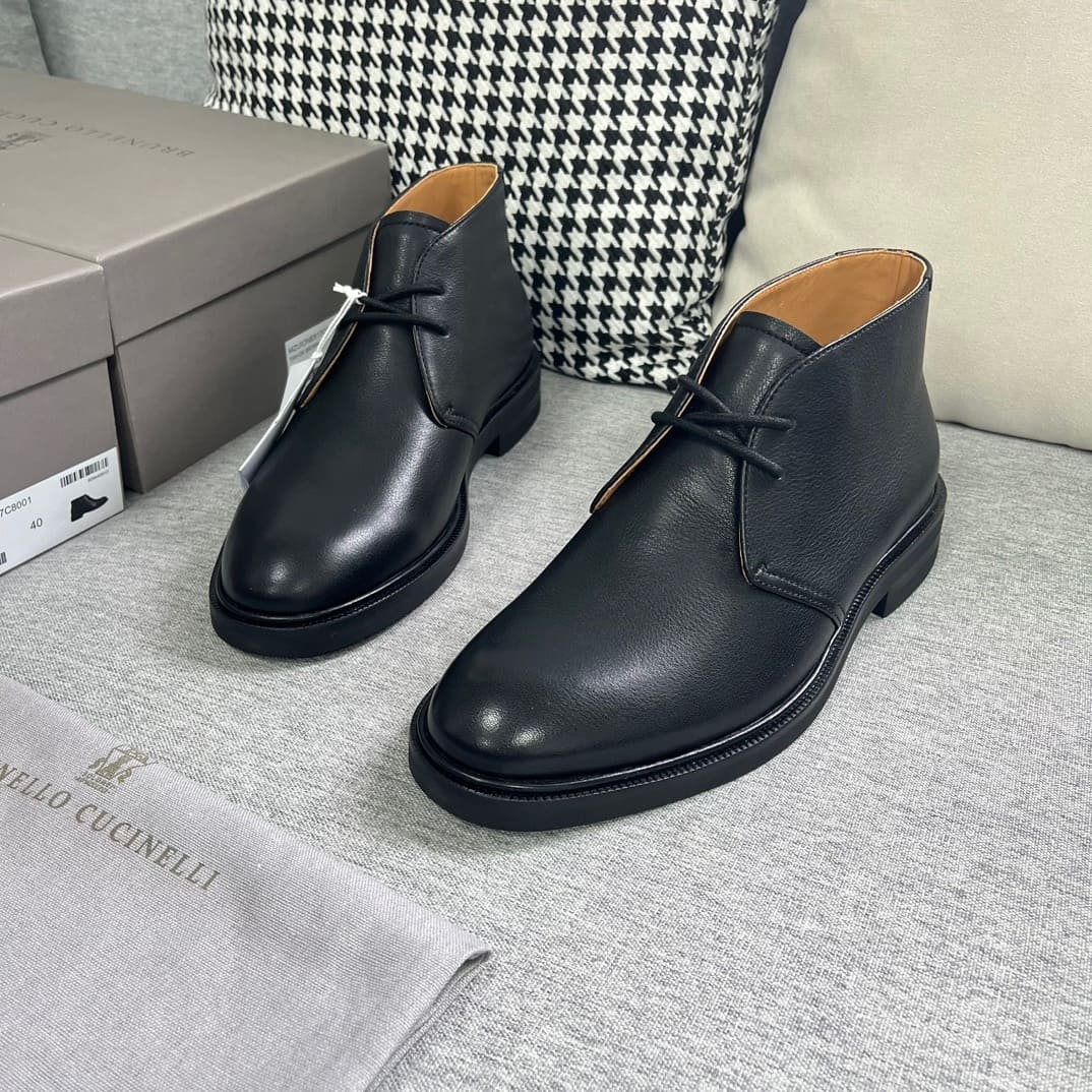 GIÀY BRUNELLO CUCINELLI CHELSEA BOOTS SHOES AAA DA LỘN