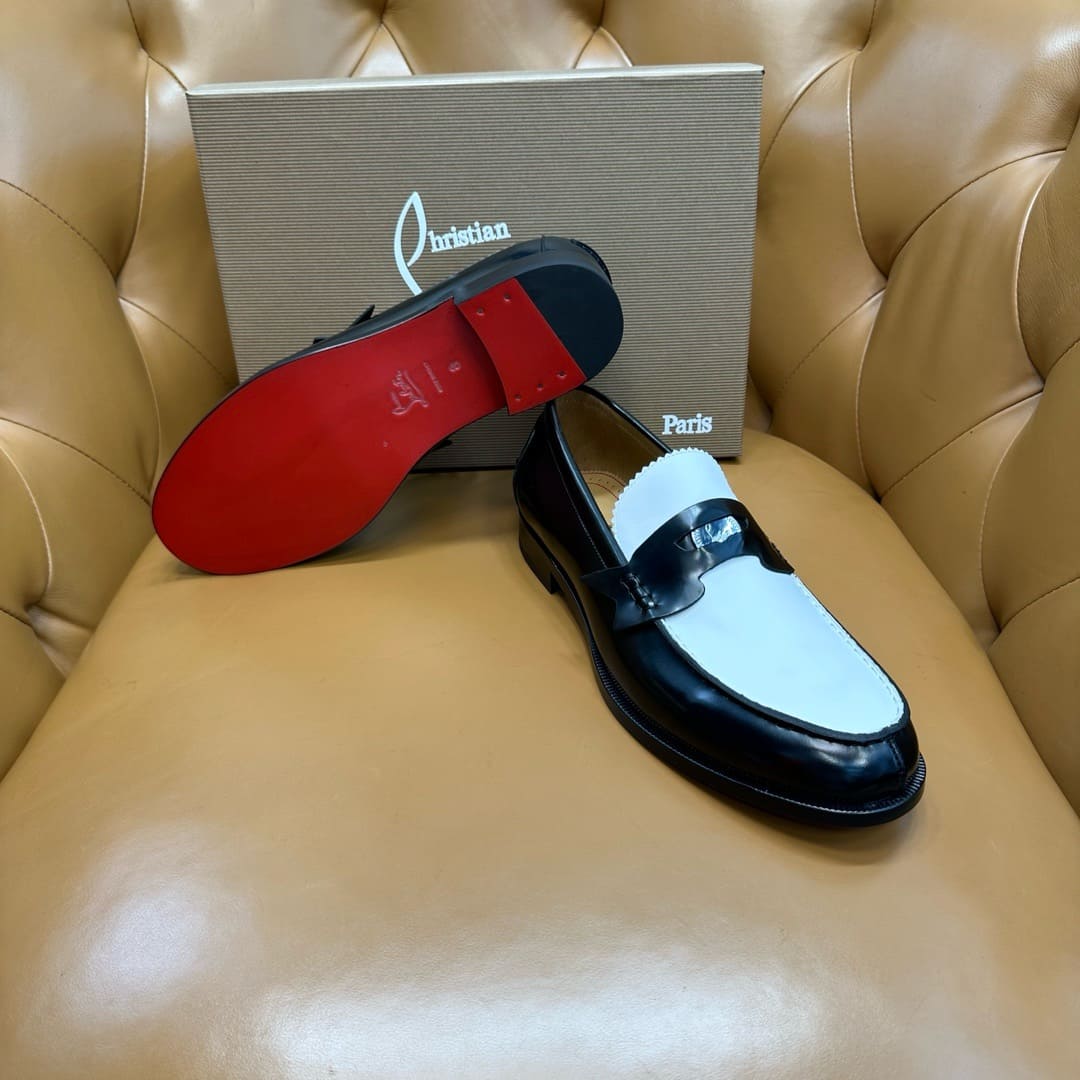GIÀY CHRISTIAN LOUBOUTIN LOAFER HIGH TOP QUALITY SHOES AAA