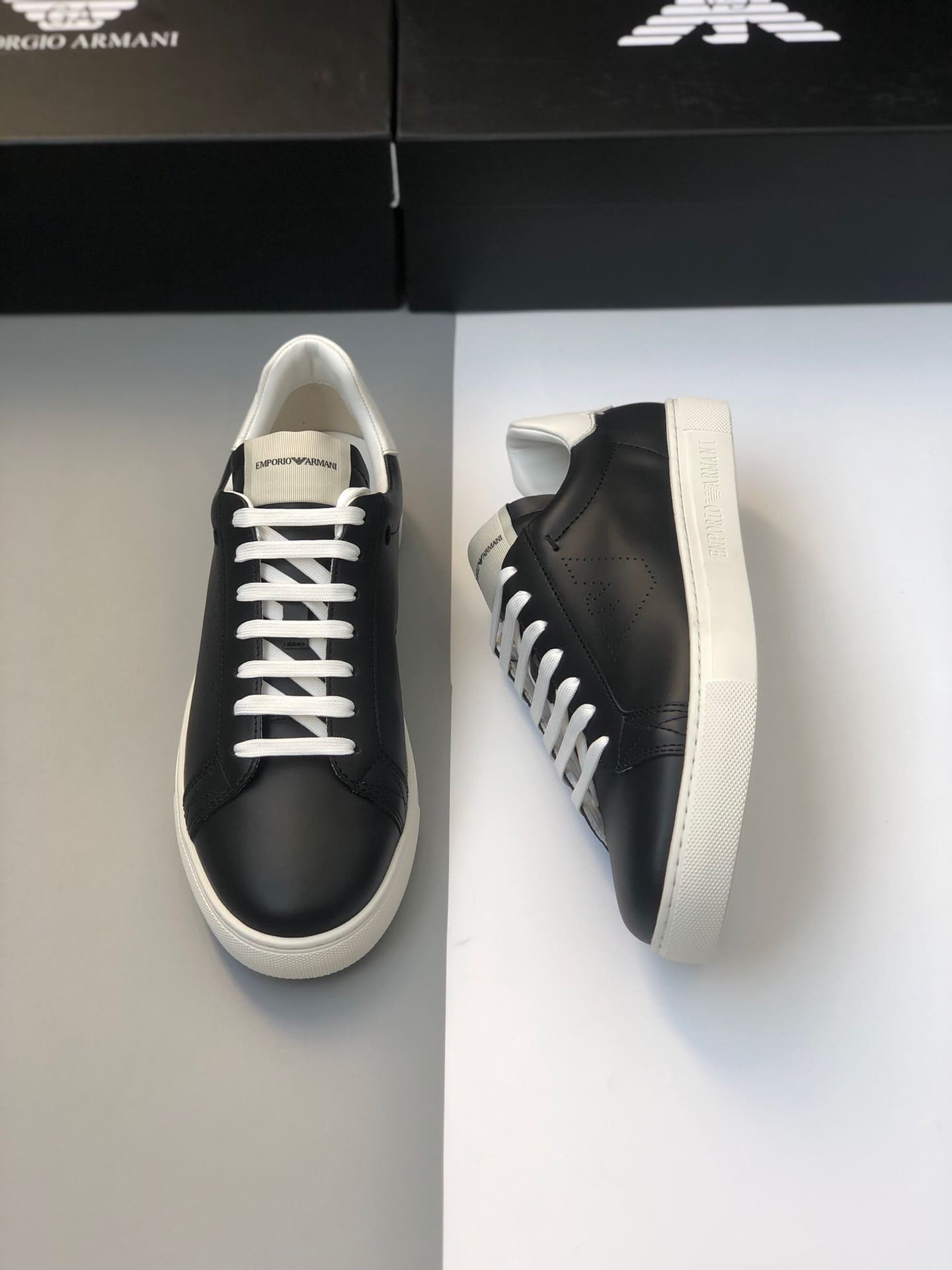 GIÀY GIORGIO ARMANI SNEAKERS LOW TOP SHOES AAA