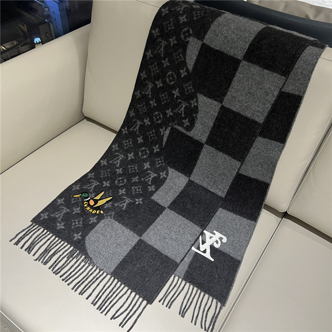 KHĂN Louis Vuitton LV Made cashmere l scarf