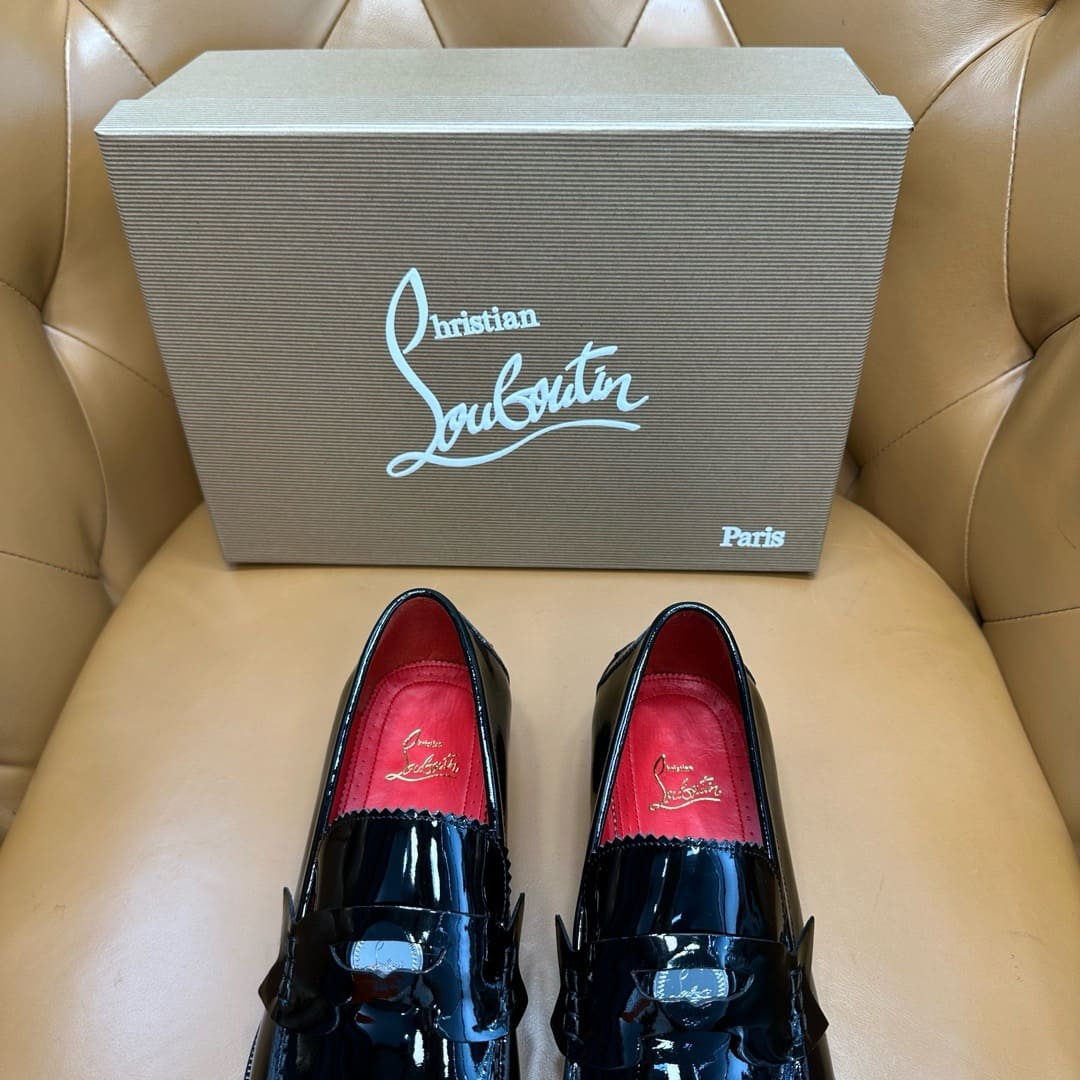 GIÀY CHRISTIAN LOUBOUTIN LOAFER HIGH TOP QUALITY SHOES AAA