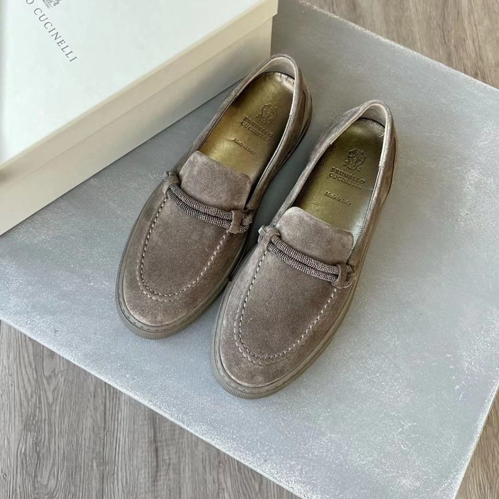 GIÀY BRUNELLO CUCINELLI LOAFER SUEDE SHOES AAA DA BÊ HẢO HẠNG