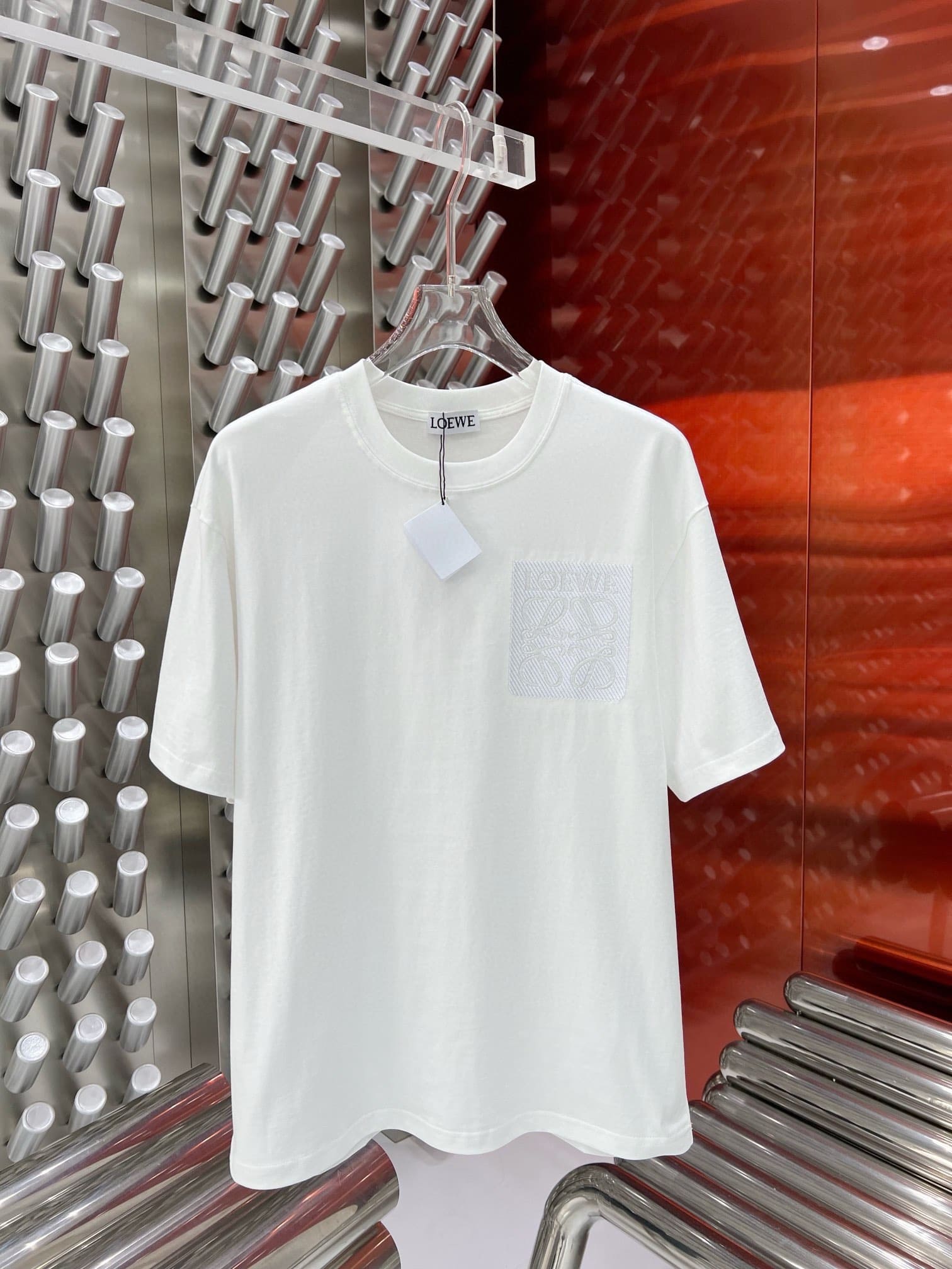 ÁO LOEWE T SHIRT MÀU TRẮNG UNISEX