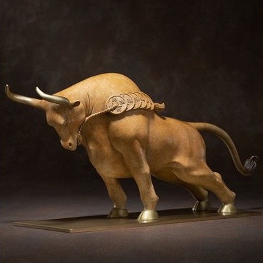 Tượng đồng Ngưu Tài Thịnh Vượng