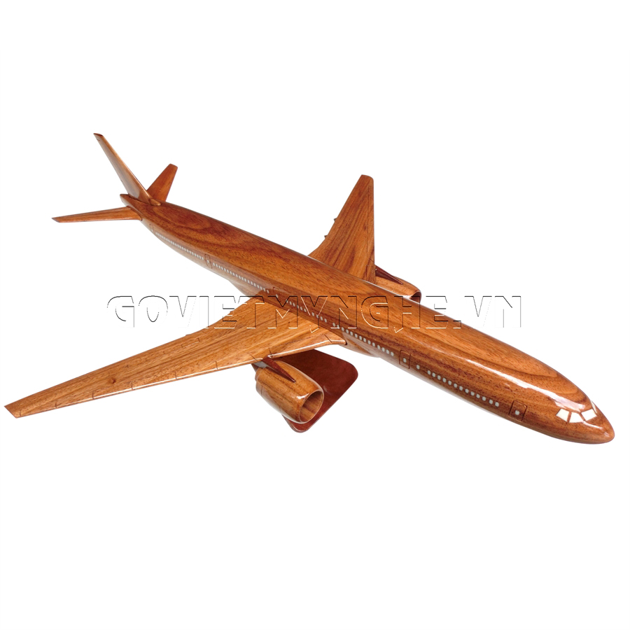 Mô Hình Máy Bay Gỗ Boeing B777 - Size Lớn