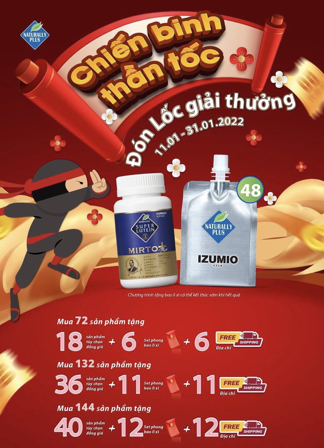 MUA 72 SẢN PHẨM SUPER LUTEIN HOẶC IZUMIO 48 GIÁ TỐT NHẤT