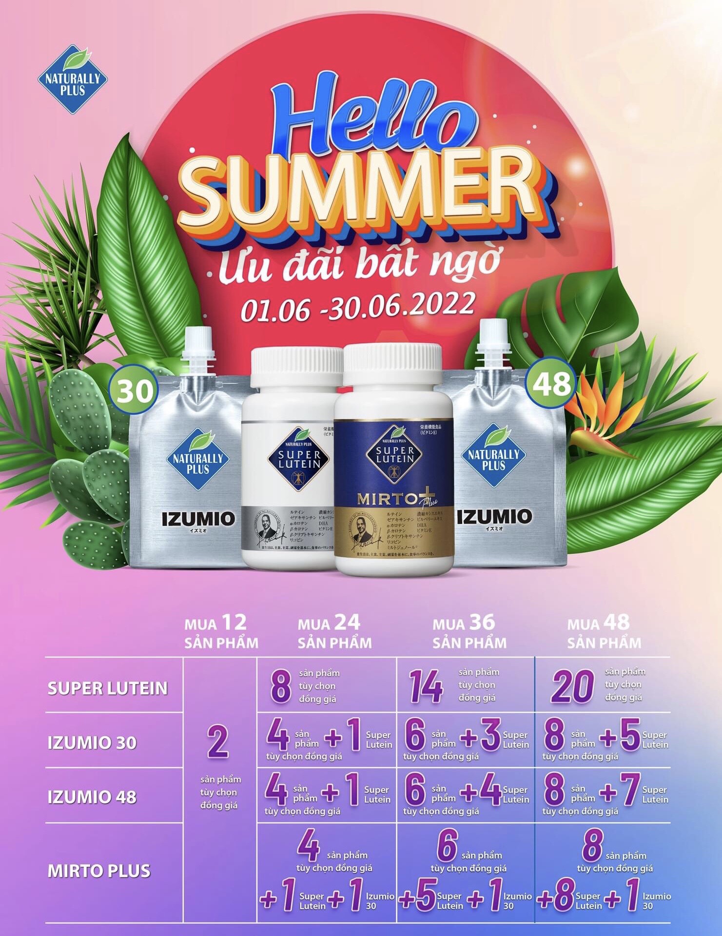 Izumio , Super Lutein Mirto  Chương Trình Khuyến Mãi Tháng 6
