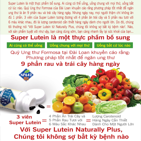 Cảm nhận sản phẩm Super Lutein và Izumio đối với bệnh lão thị , rối loạn tiền đình, xương khớp
