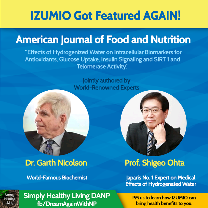 Khí Hydro có trong nước Izumio hiệu quả như thế nào cho bệnh nhân ung thư ?