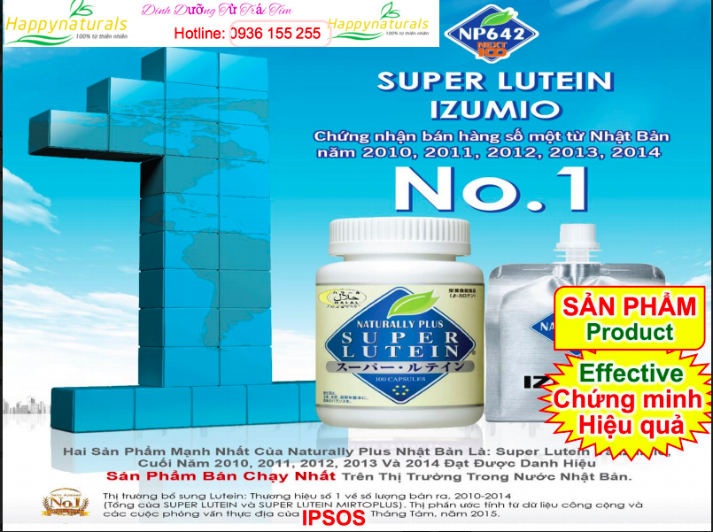 Chia sẻ cảm nhận công dụng hiệu quả của nước thần kỳ Izumio và Super Lutein plus