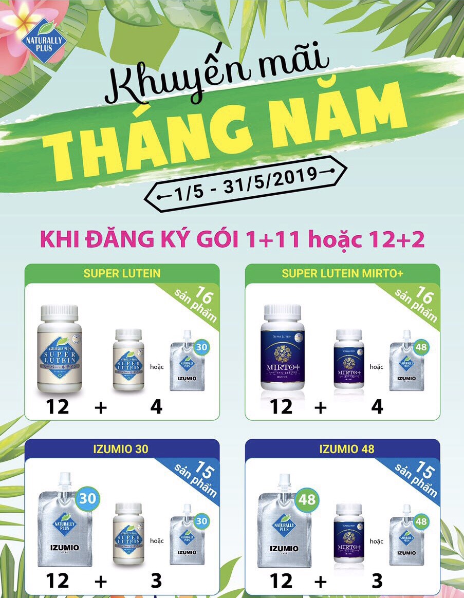Khuyến Mãi Tháng 5 Izumio và Super Lutien , Super Lutien Mirto Plus