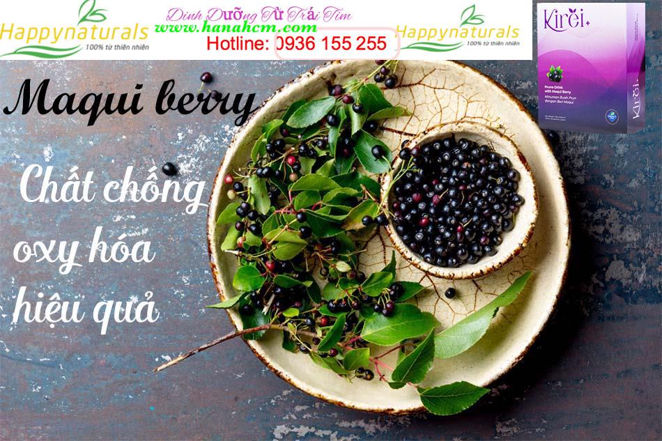 Kirei + thành phần Quả maqui (Aristotelia chilensis) chống lão hoá số 1 Nhật Bản
