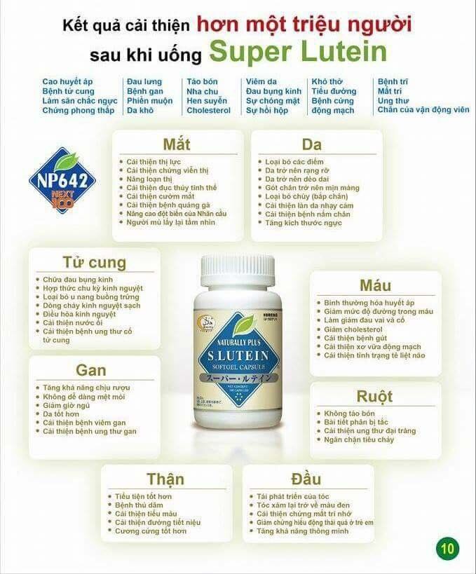Izumio và Super Lutein Mirto Plus công dụng với mắt bị cườm khô