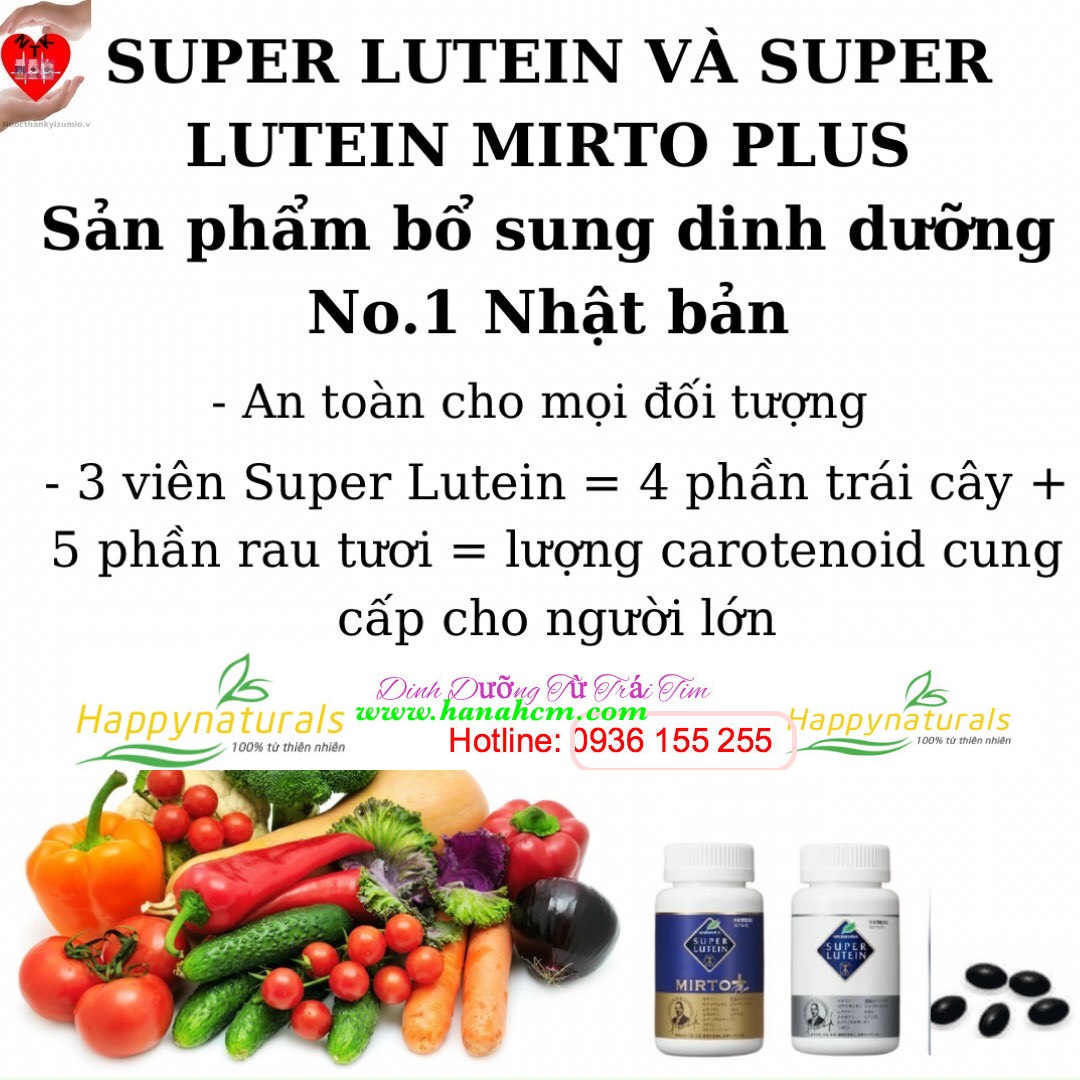 Liều lượng uống Super Lutein phiên bản mới như thế nào phù hợp ?
