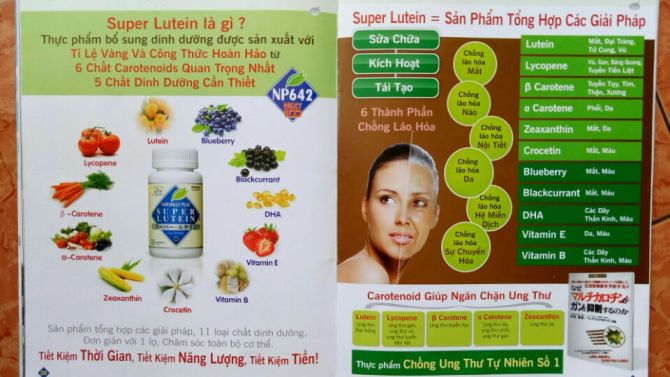 Thành phần Carotenoids trong Super Lutein có tác dụng gì?