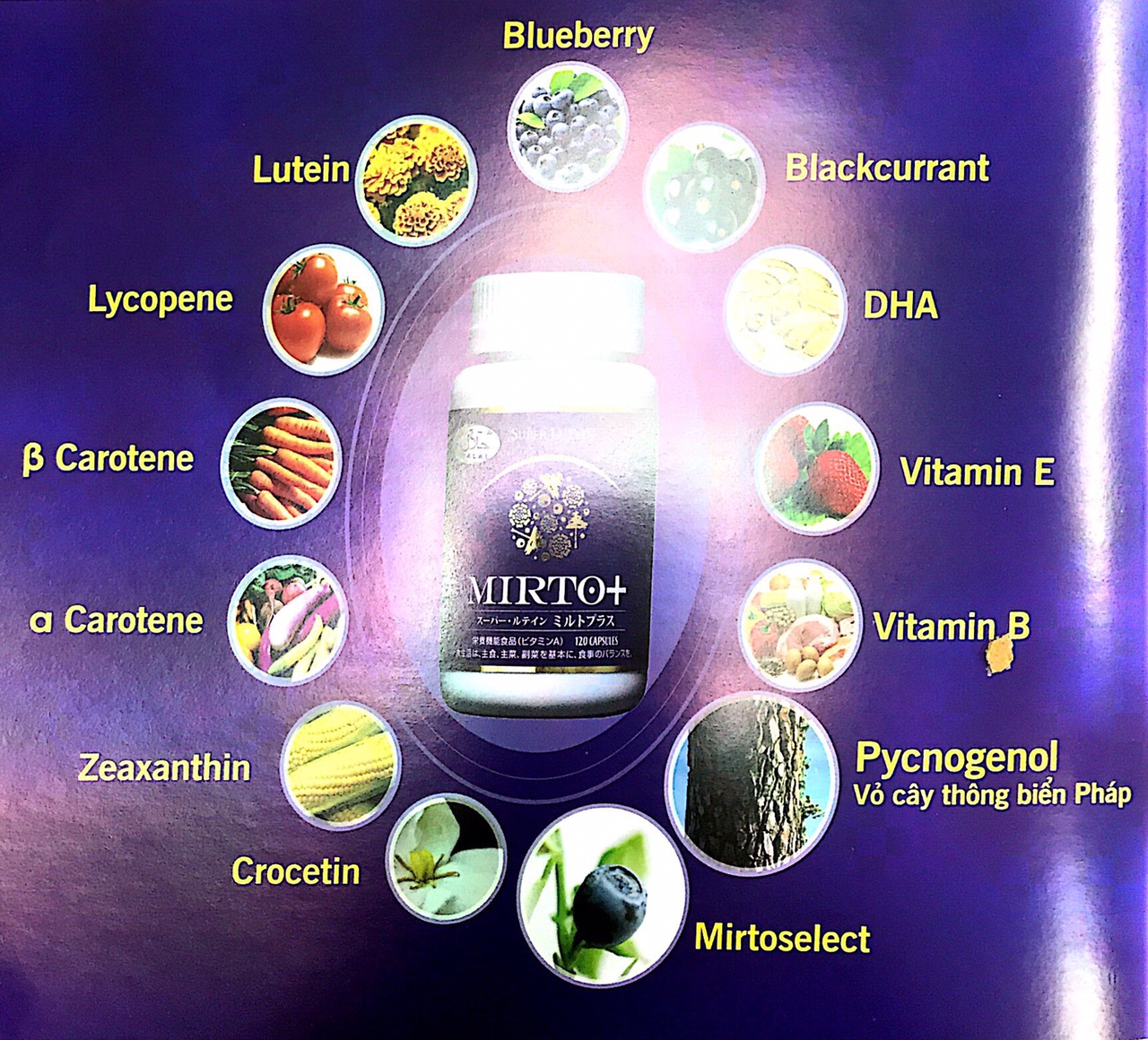 Super Lutein Mirto PLus hỗ trợ phòng và điều trị các triệc chứng rối loạn kinh nguyệt