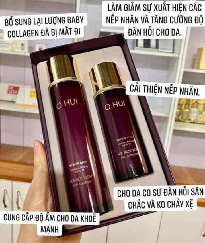 Nước hoa hồng Ohui Age Recovery Skin Softenner