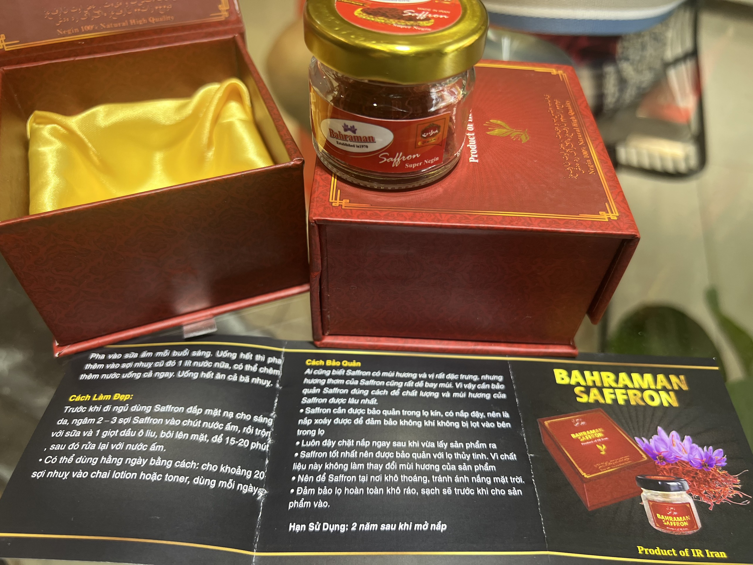 Saffron nhụy hoa nghệ tây 1g