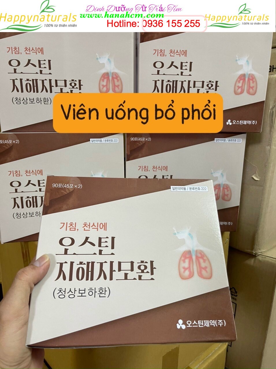 Bổ Phổi Hàn Quốc 90 Viên
