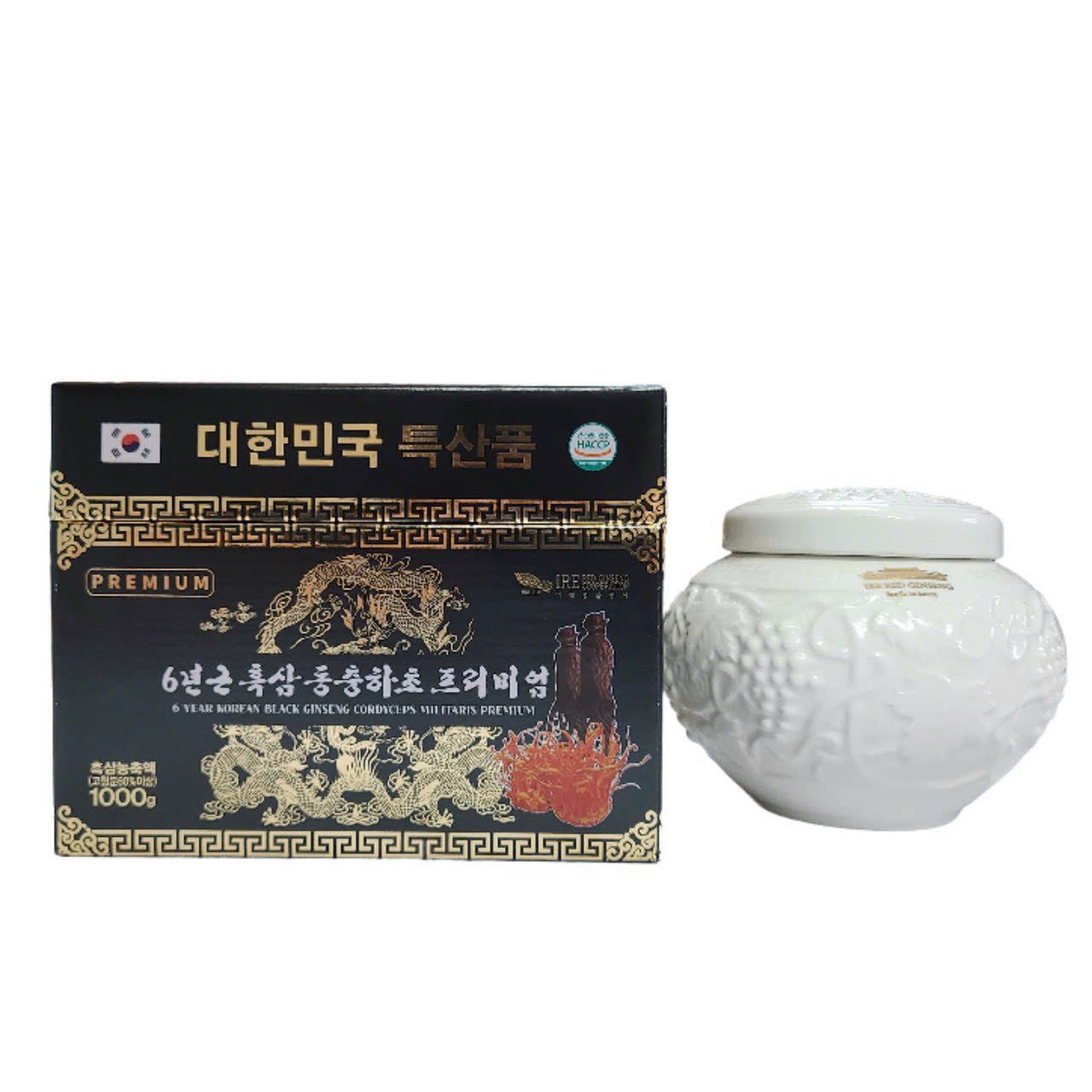 Cao Hắc Sâm Đông Trùng cao cấp - Black Red Ginseng Cordyceps