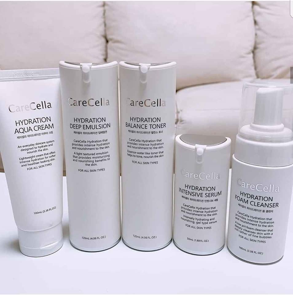 BỘ DƯỠNG DA CAO CẤP CARECELLA HYDRATION BASIC SET