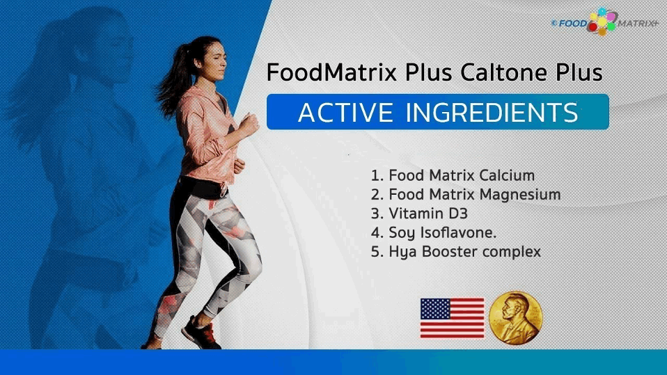 Food Matrix CaltonePlus cho xương khớp khỏe mạnh