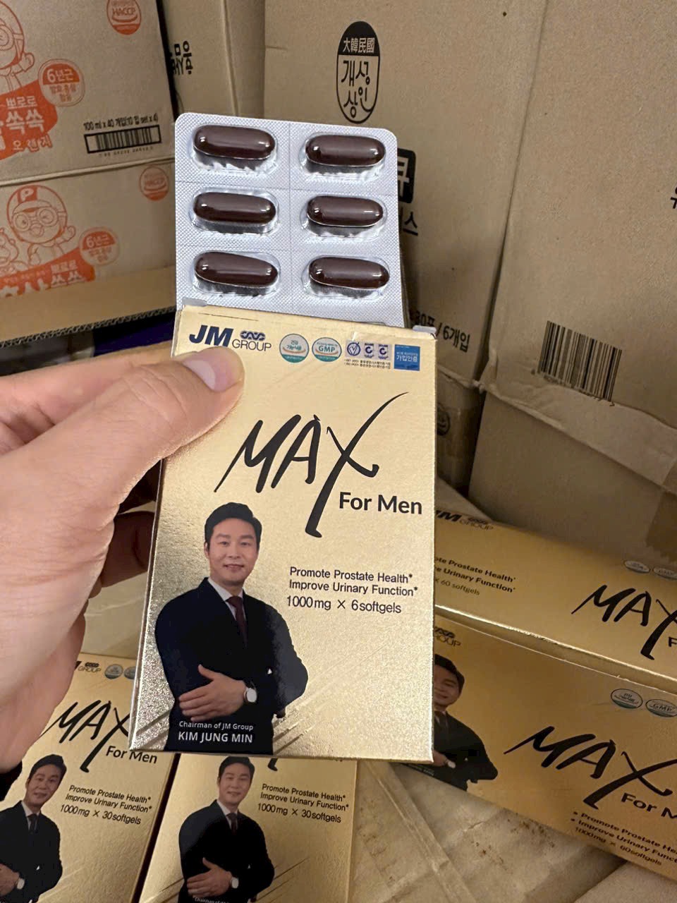 MAX FOR MEN hộp 60 viên Hàn Quốc
