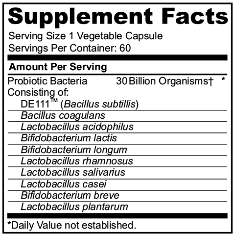 PROBIOTIC - 30 BILLION LIVE CULTURES