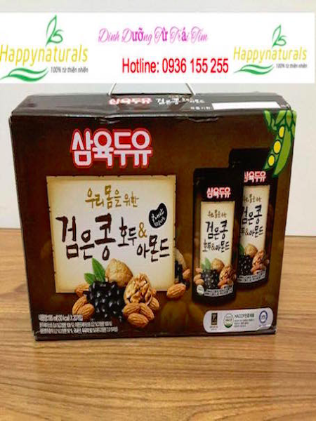 SỮA HẠT ÓC CHÓ,ĐẬU ĐEN,HẠNH NHÂN HÀN QUỐC Loại Bịch