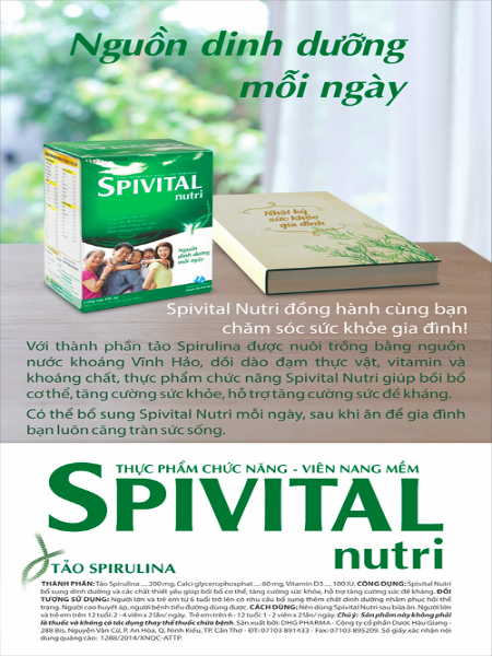 Tảo Spirulina Vĩnh Hảo