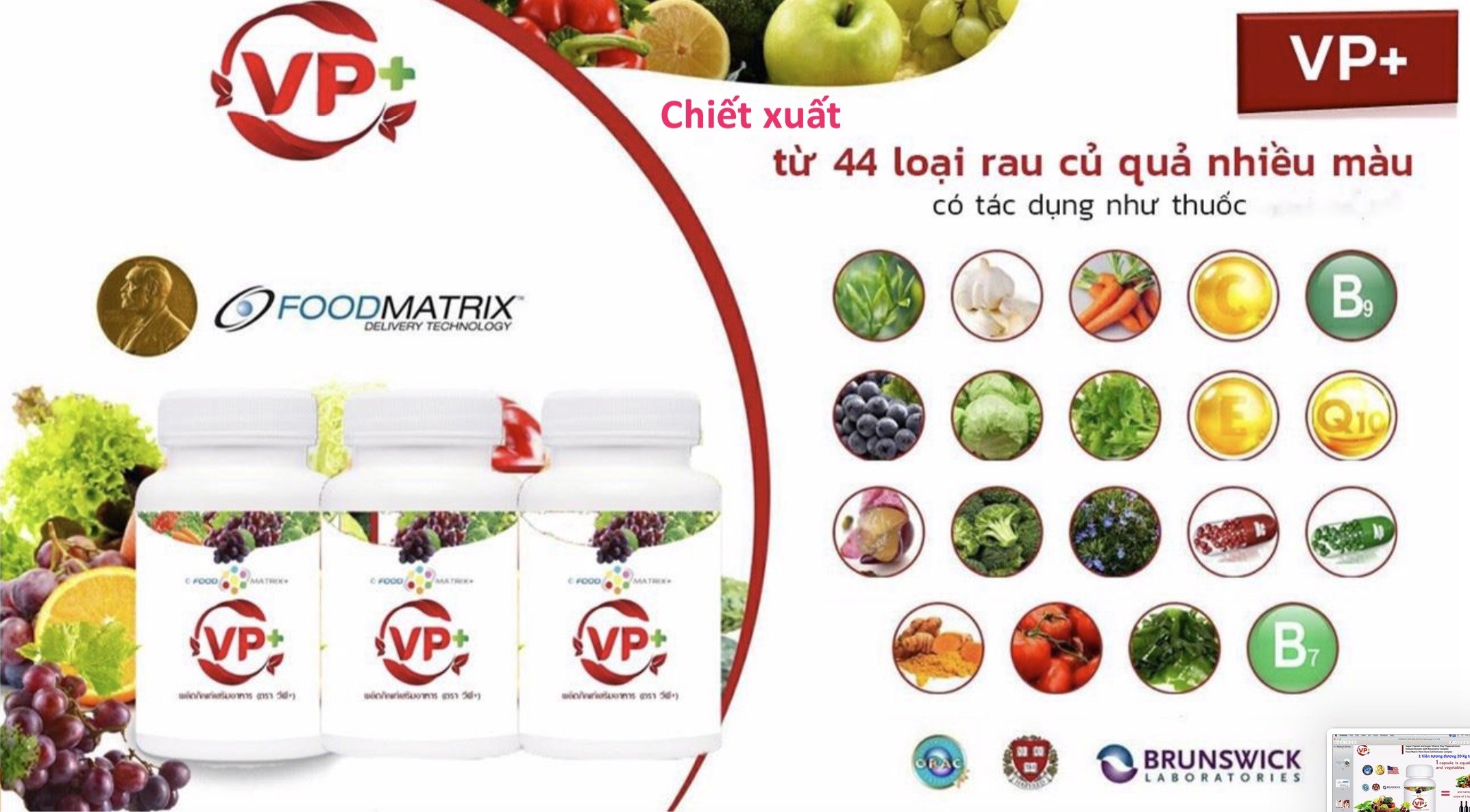 VP Plus Resveratrol 30 viên Thái Lan