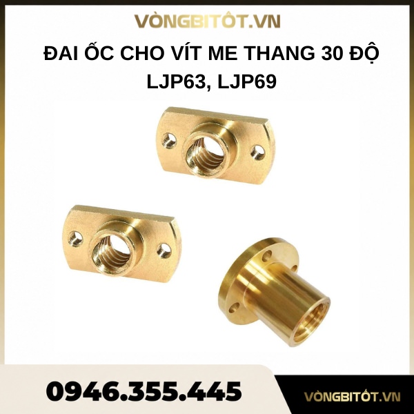 Đai ốc cho vít me thang 30 độ LJP