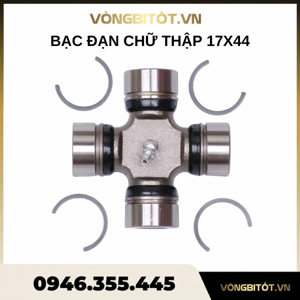 Bạc đạn chữ thập 17x44