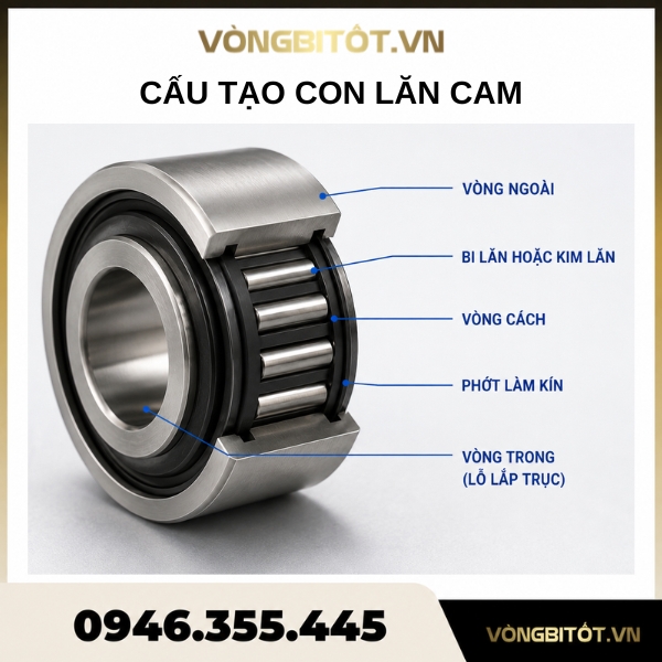 Cấu tạo con lăn cam