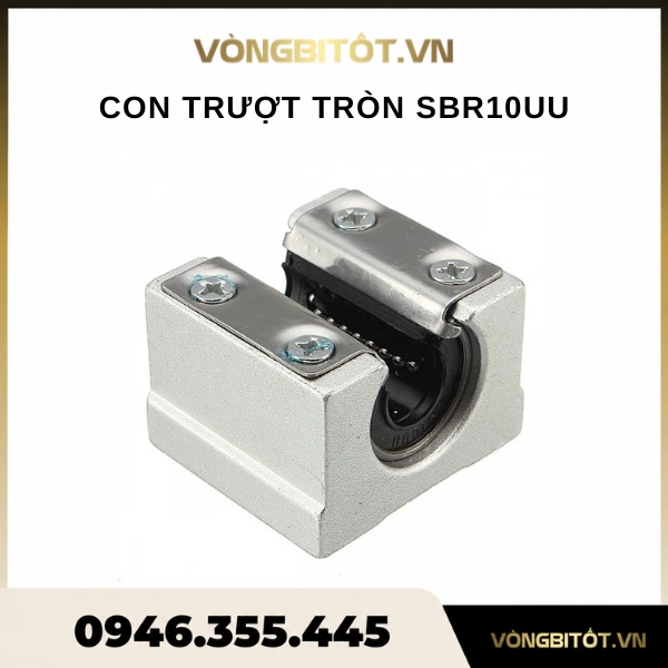 Con trượt tròn khuyết SBR10UU