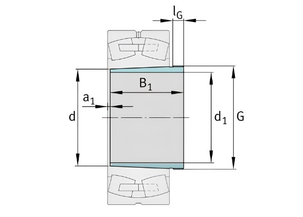 Thông số kỹ thuật bạc côn FAG AHX3126