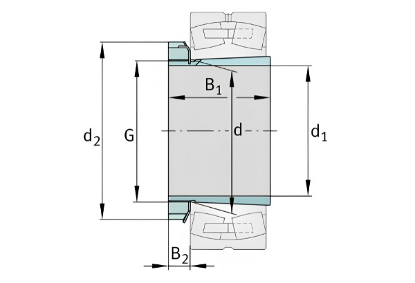Thông số kỹ thuật ống lót côn FAG H215