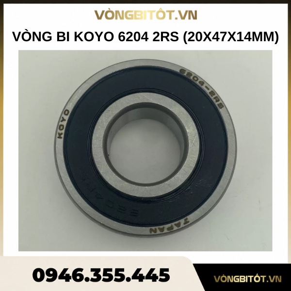 Vòng bi KOYO 6204 2RS
