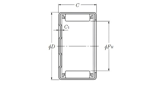 Thông số kỹ thuật bạc đạn kim BK0408T2