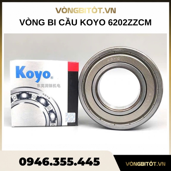 Vòng bi cầu KOYO 6202ZZCM