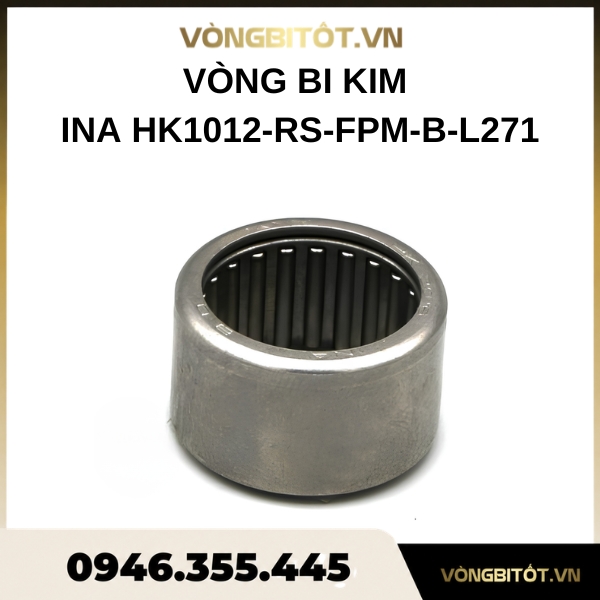Vòng bi kim vỏ dập 10x14x12mm INA HK1012-RS-FPM-B-L271