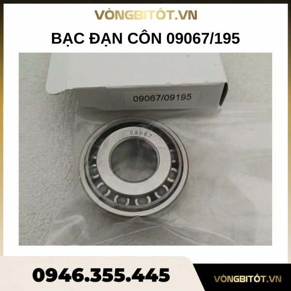 Bạc đạn côn 09067/195