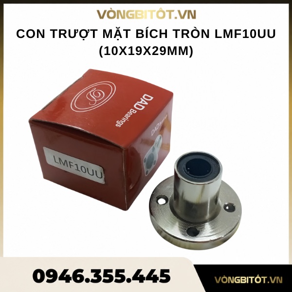 Con trượt mặt bích tròn LMF10UU