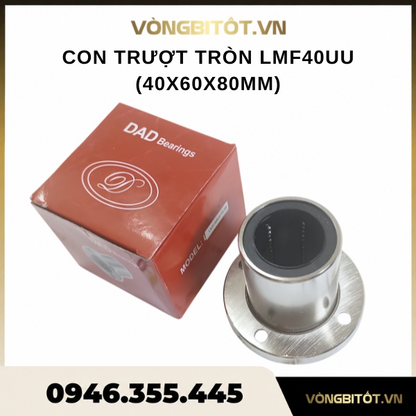 Con trượt Tròn LMF40 | LMF40UU, LMF40LUU