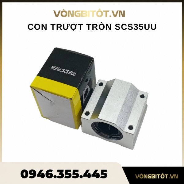 Con trượt tròn SCS35UU (Hộp kín Ф35)
