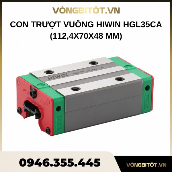 Con trượt vuông HIWIN HGL35CA