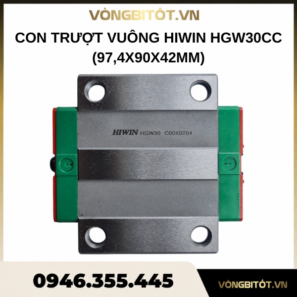 Con trượt vuông HIWIN HGW30CC